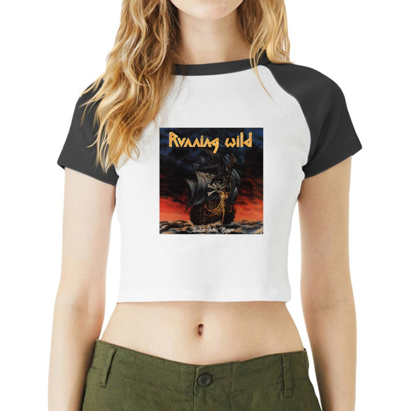 More Then Awesome King Running Wild Raglan Crop Top by cissouOrshi | Artistshot