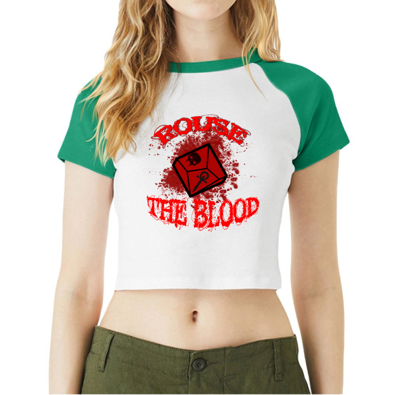 Vampire The Masquerade   Rouse Check Raglan Crop Top by dochkoflyo | Artistshot