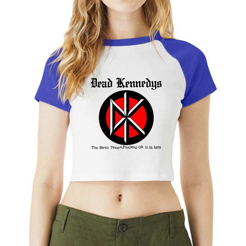 Dead Kennedys Earth Tavern 1979 Raglan Crop Top by Ja98 | Artistshot