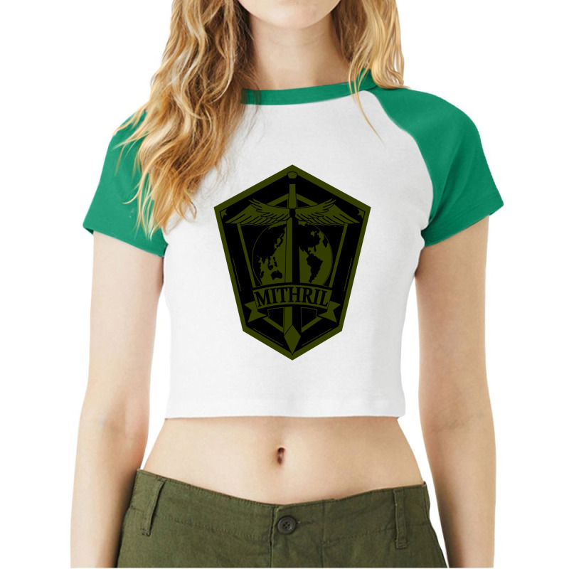 Mithril Emblem   Subdued Raglan Crop Top by aldeeblariik | Artistshot