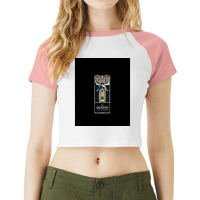 The Sandman Homage Raglan Crop Top | Artistshot