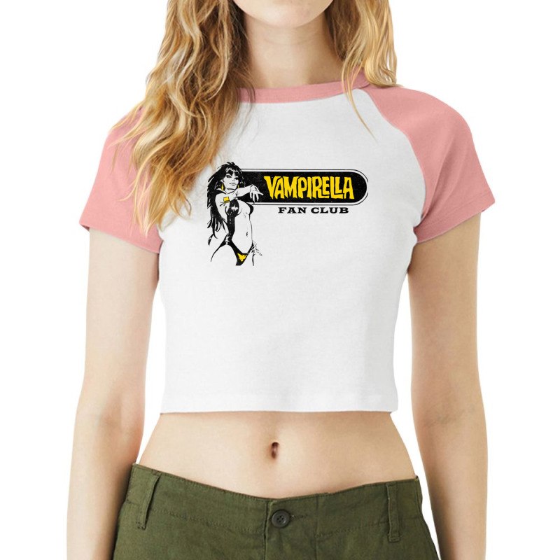 Vampirella Fan Club 1 Raglan Crop Top by ezzharymymg | Artistshot