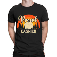 Funny Cashier Superhero Vintage Tee For Men Dad 6 T-shirt | Artistshot