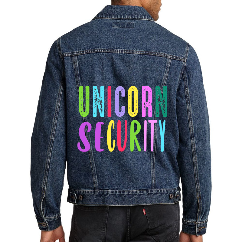 Halloween Dad Mom Kids Adult Costume Funny Unicorn Men Denim Jacket | Artistshot