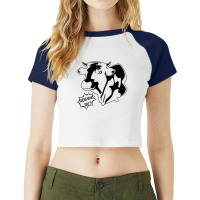 Funny Cow Guess What Day It Is New Raglan Crop Top | Artistshot