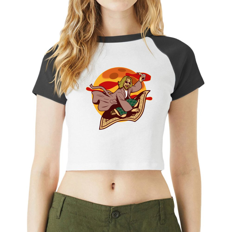 Magic Rug Ride Raglan Crop Top by galosnusu0 | Artistshot