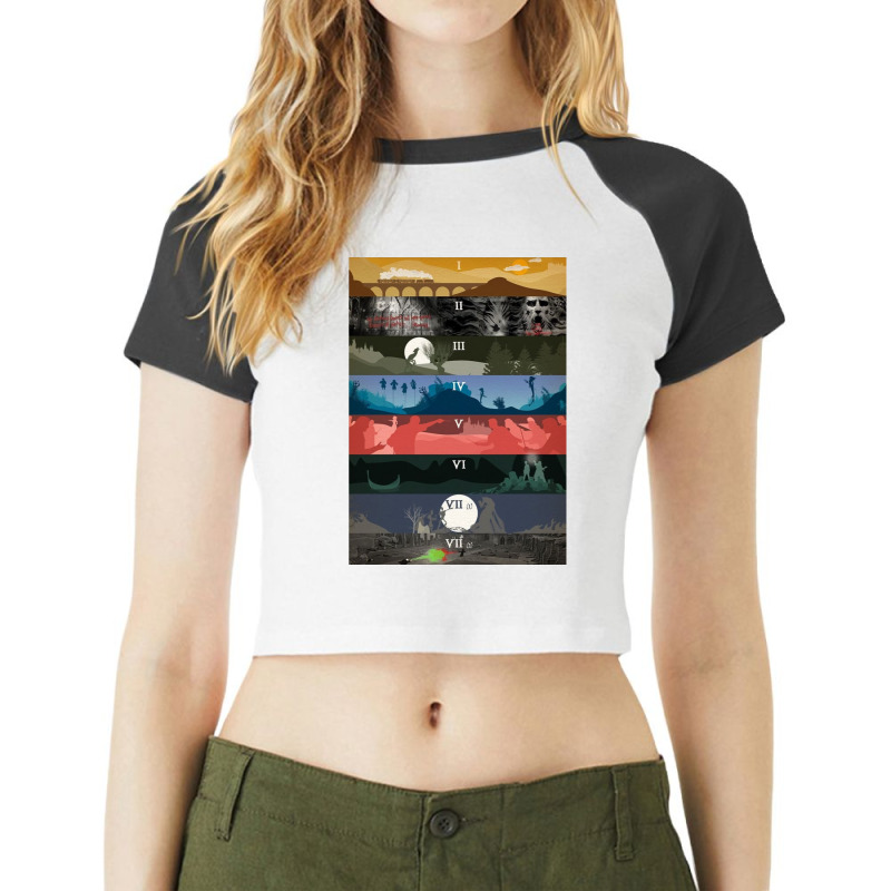 Many Stages 44 Raglan Crop Top by gandhifereti | Artistshot