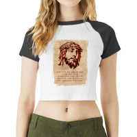 For Even The Son Of Man Bible Raglan Crop Top | Artistshot