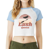 Gift Idea For Lash Artist Lash Boss Lash Tech Or L Raglan Crop Top | Artistshot