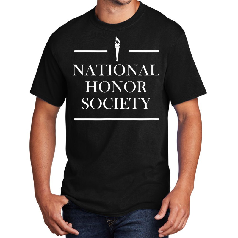 National Honor Society Torch Basic T-shirt | Artistshot