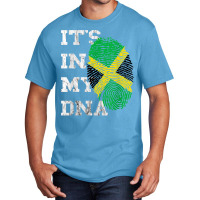 It's In My Dna Jamaica Genetic Jamaican Roots Jamaican Pride T Shirt Basic T-shirt | Artistshot