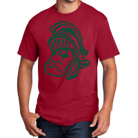 Michigan State Alternate Spartan Basic T-shirt | Artistshot