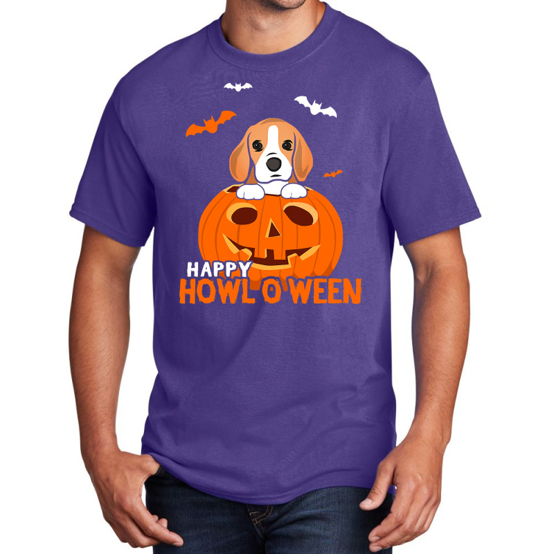 Cute Halloween Beagle Dog Pumpkin Costumes Thanksgiving Basic T-shirt | Artistshot