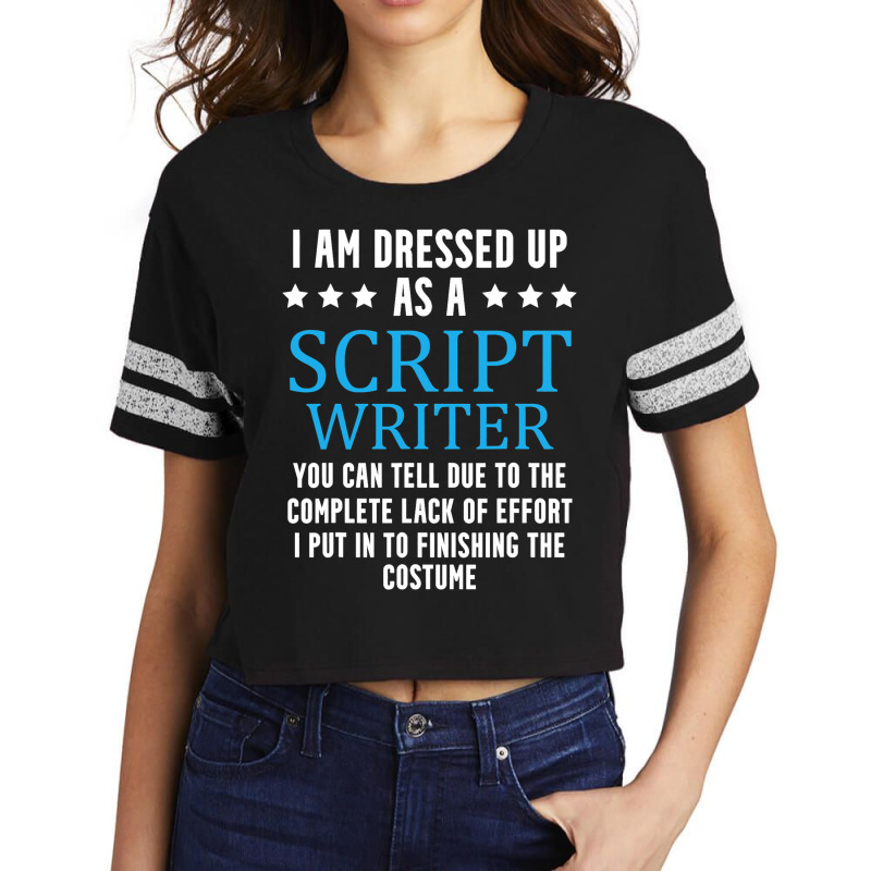 Funny Screenwriter Saying Screenplay Writer Scorecard Crop Tee by EthanielGerhar | Artistshot