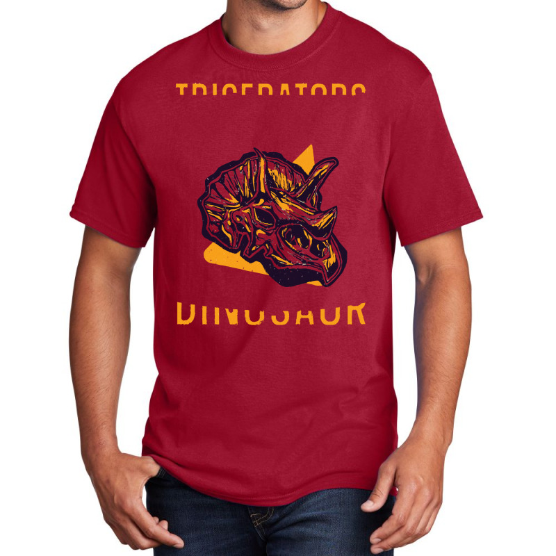 Cool Dinosaur Triceratops T  Shirt1549 Basic T-shirt | Artistshot