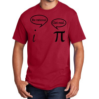 Funny Get Real Math Geek   Math Teacher Gift T Retro Basic T-shirt | Artistshot