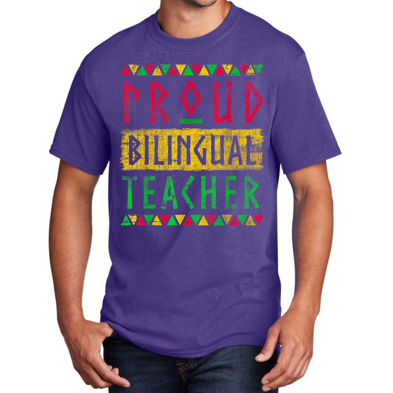 Cool Bilingual Teacher Giffor Black History Month Gifts Women Basic T-shirt by RoyDesign | Artistshot