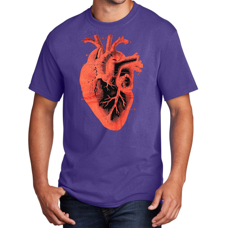 Anatomic Vintage Heart, Anatomic Vintage Heart Art, Anatomic Vintage H Basic T-shirt | Artistshot