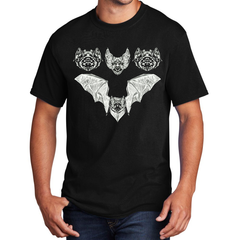 Bats Lover, Spooky Night Bat Birthday, Spooky Night Bat, Birthday, Bat Basic T-shirt | Artistshot