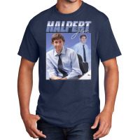 Jim Halpert Homage, Jim Halpert Homage Art, Jim Halpert Homage Vintage Basic T-shirt | Artistshot