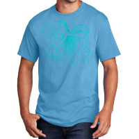 Octopus Cool Vintage Marine Biologist Ocean Sea Life 2 Basic T-shirt | Artistshot