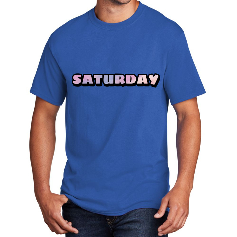 Saturday Art By Rhafizt Basic T-shirt by rhafizt | Artistshot