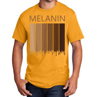 Drippin Melanin Womens Black History Month  Girls Bhm Funny Gifts Men Basic T-shirt | Artistshot