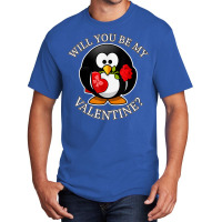 Will You Be My Valentine Funny Valentine's Day Basic T-shirt | Artistshot