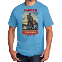 Sapper Army Combat Engineer Corps Veterans And Military Basic T-shirt | Artistshot