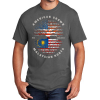 American Grown Malaysian Roots Malaysia Flag Basic T-shirt | Artistshot