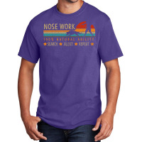 Nosework Dog Sport Training Nose Work Scent Work For Dogs Basic T-shirt | Artistshot