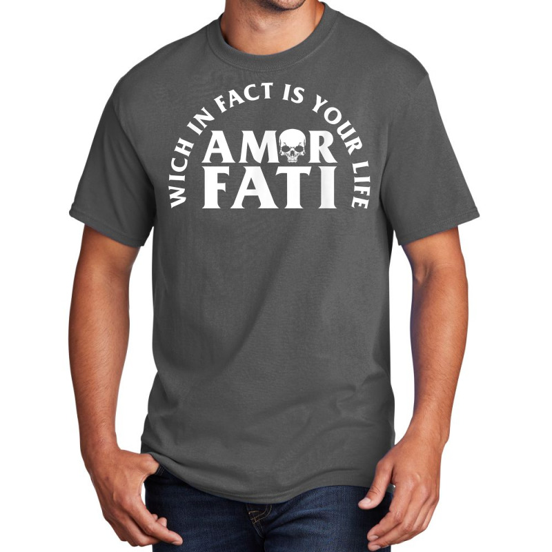 Amor Fati No Mercy Wich Is In Fact Your Life Repeat Grace Basic T-shirt by MomoeNakatsuji | Artistshot