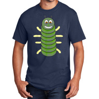 Green Caterpillar Character Cute Animal Halloween Costume Basic T-shirt | Artistshot