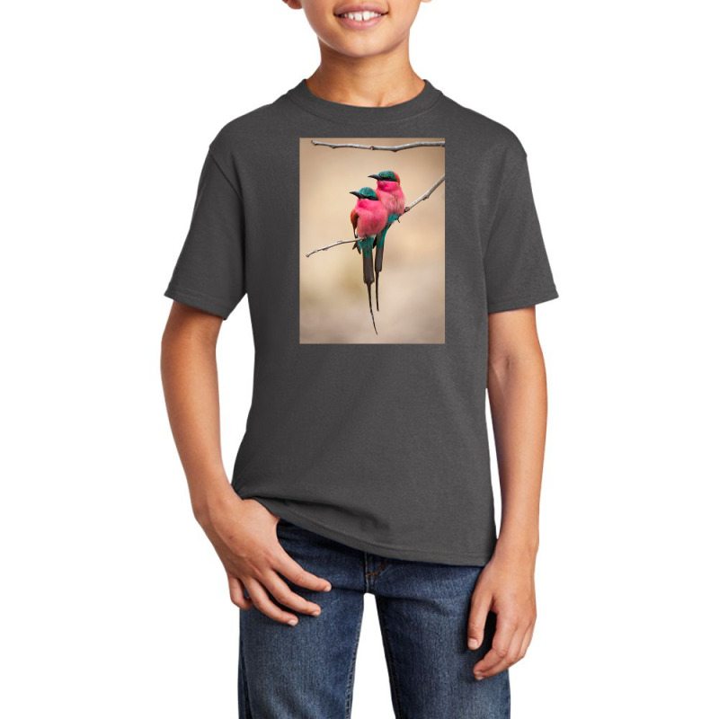 Puffy Bee Eaters Basic Youth T-shirt by cm-arts | Artistshot