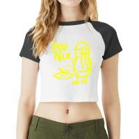 Pee Nut Peenut Peanut Socket 2 Raglan Crop Top | Artistshot