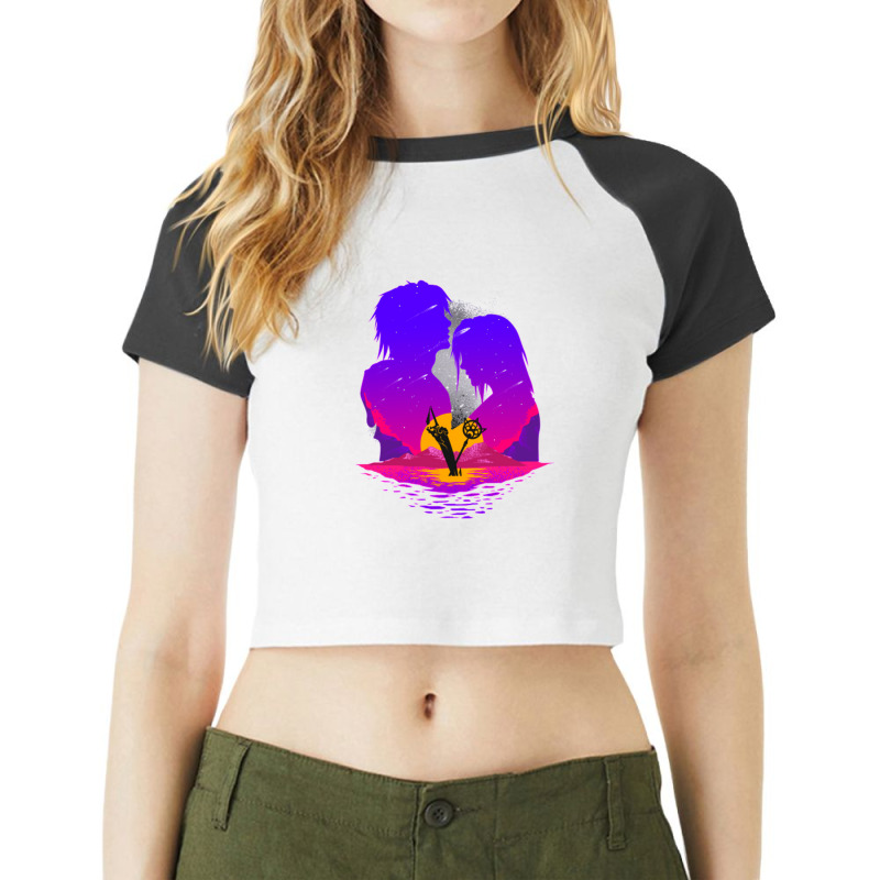 Tidus X Yuna 2 Final Fantasy X Raglan Crop Top by imnidadianis2 | Artistshot