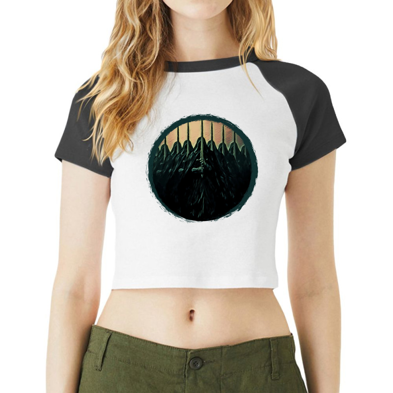 The Nine   Fantasy Raglan Crop Top by raizagretich | Artistshot