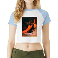 Frank Frazetta   Conan The Barbarian 1 Raglan Crop Top | Artistshot