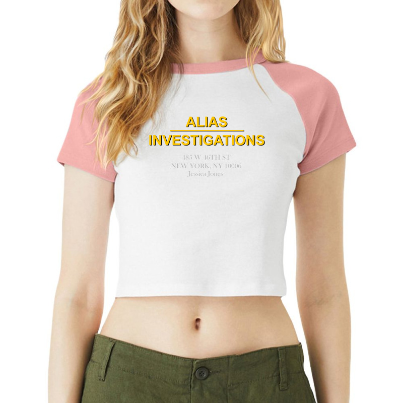 Alias Investigations Raglan Crop Top by lugeonsaderc | Artistshot