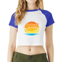 Mens Cabana Boy Pool Party Gift Tank Top Raglan Crop Top | Artistshot