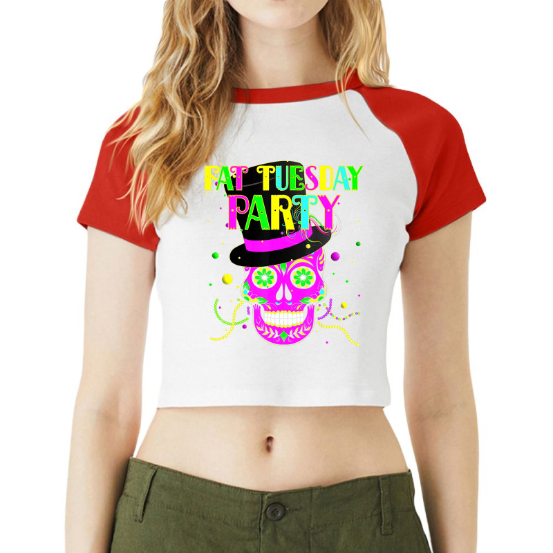 Fat Tuesday Mardi Gras Shirts Mardi Gras Costume M Raglan Crop Top by mheny | Artistshot