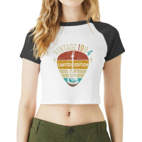 Guitar Lover 28 Year Old Gifts Vintage 1994 Limite Raglan Crop Top | Artistshot