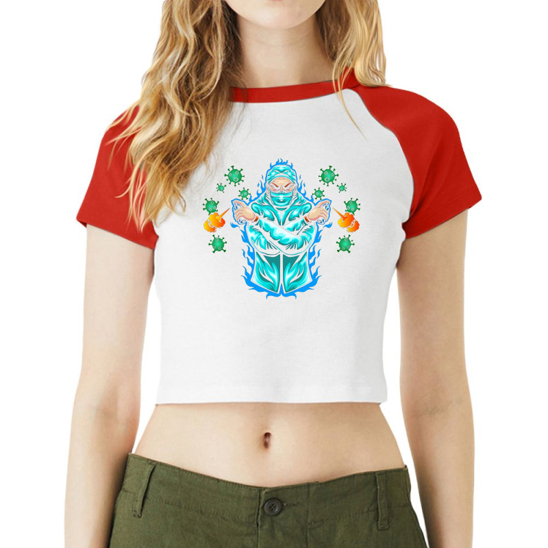 Vaccinated Check   I Got Vaccinated Raglan Crop Top by duynmaruxag | Artistshot