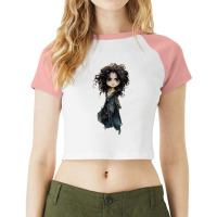 Bellatrix Lestrange 18 Raglan Crop Top | Artistshot