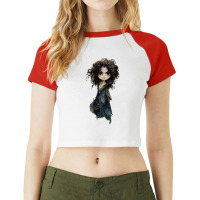 Bellatrix Lestrange 51 Raglan Crop Top | Artistshot