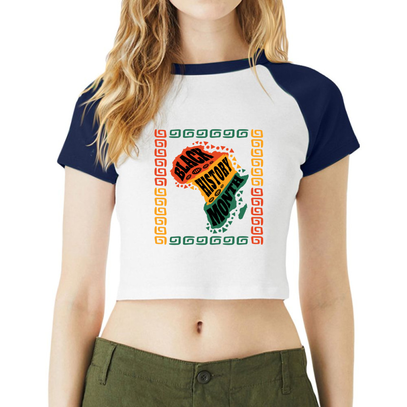 Black History Month(3) Raglan Crop Top by koen | Artistshot