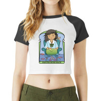 Nature Bites Back Aesthetic Raglan Crop Top | Artistshot