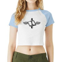 Aviation Maintenance Administrationman Green Raglan Crop Top | Artistshot