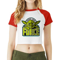 Dagobah Swamp Force Raglan Crop Top | Artistshot