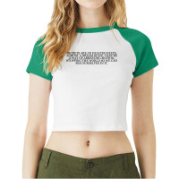 Don Delillo Cute 80s Raglan Crop Top | Artistshot